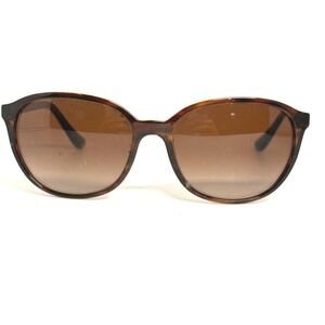 Sunglass Hut HU 2003 511/13 Tortoise Brown Gradient Round Sunglasses Italy 55mm